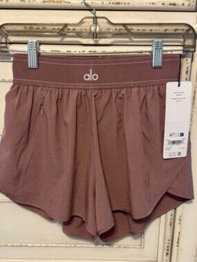Alo Match Point smoky Quartz shorts size: S NWT
